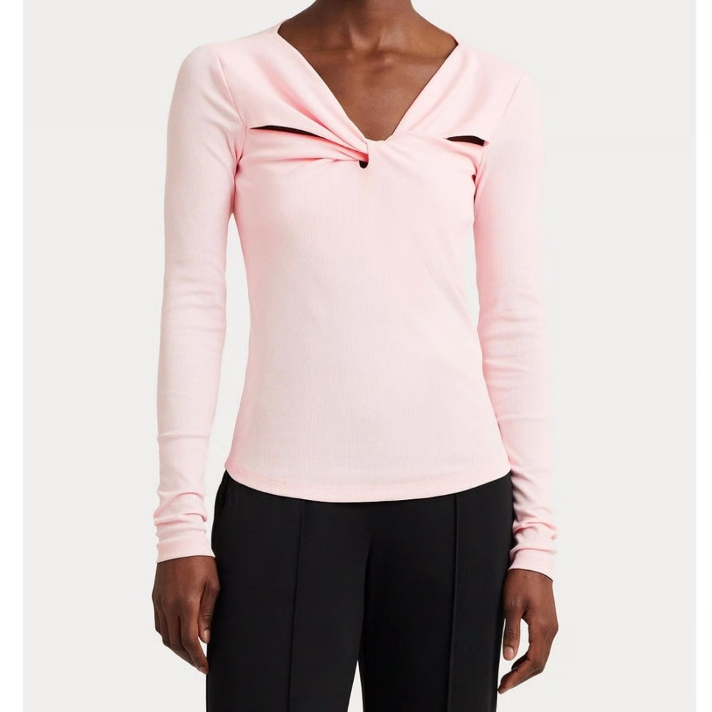 Lauren Ralph Lauren Twisted Cut Out Top